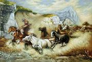 unknow artist Horses 01 china oil painting reproduction